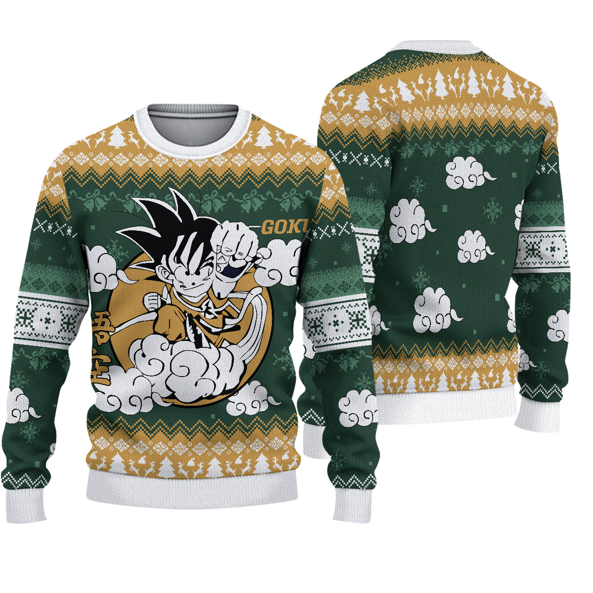 Anime Sneakers - Goku Ugly Anime Sweater