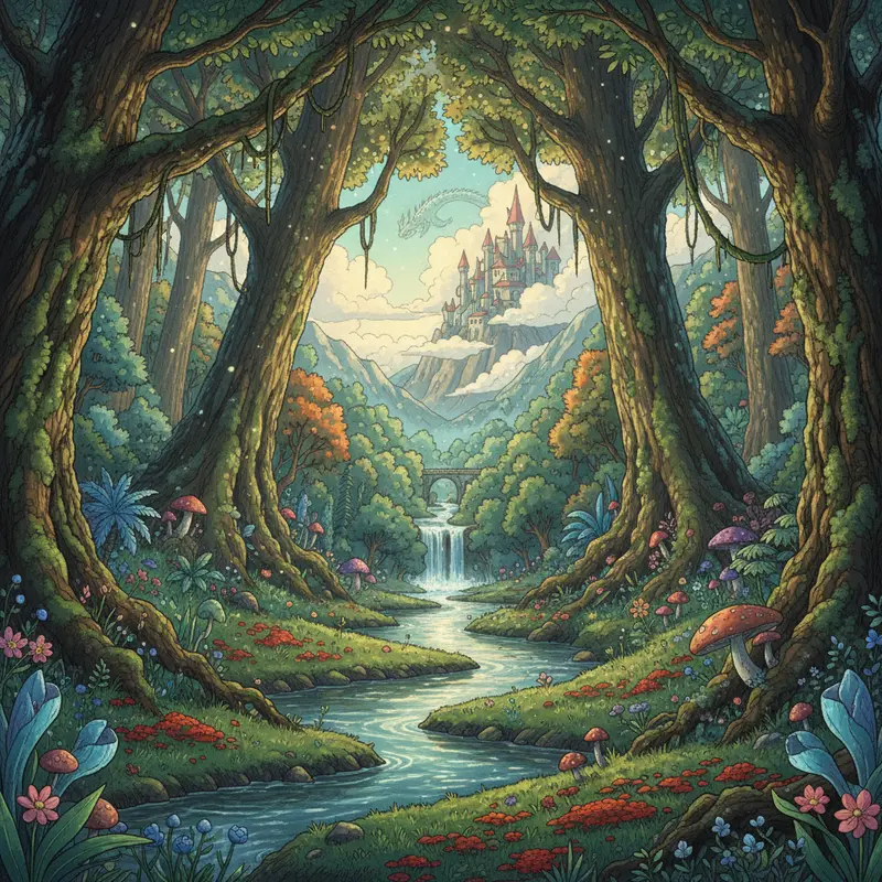 Ghibli’s lush hand-drawn landscapes capture imagination.