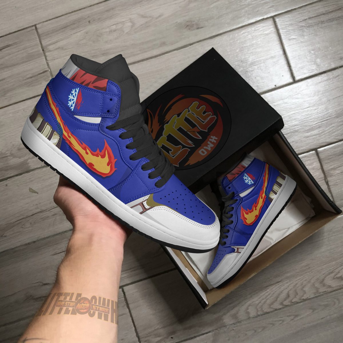 Shoto Todoroki MHA JD1 Custom Shoe