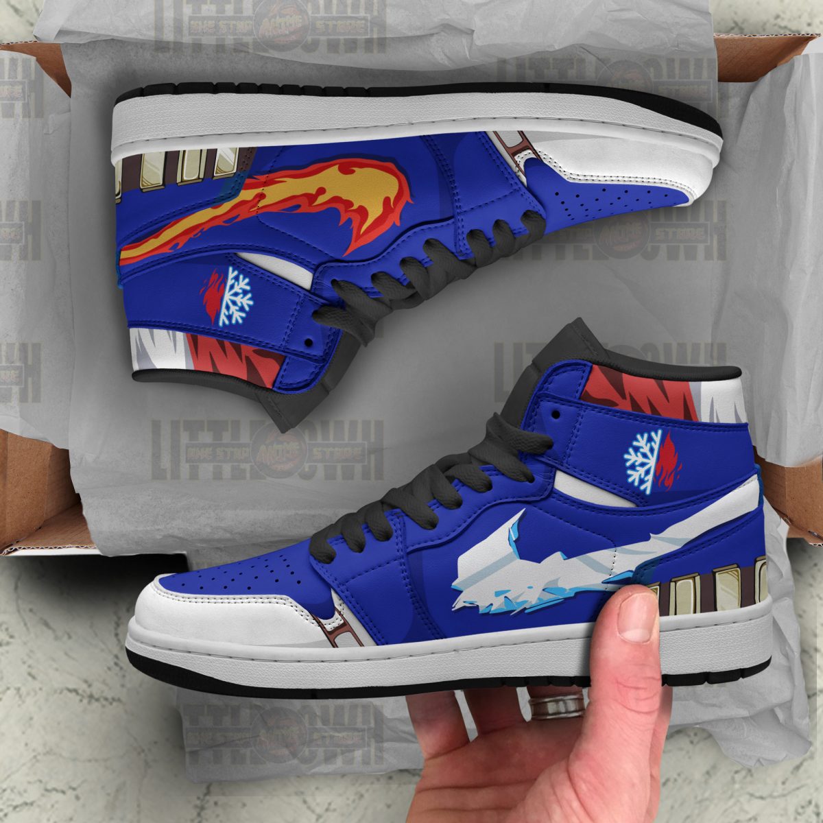 Shoto Todoroki MHA JD1 Custom Shoe