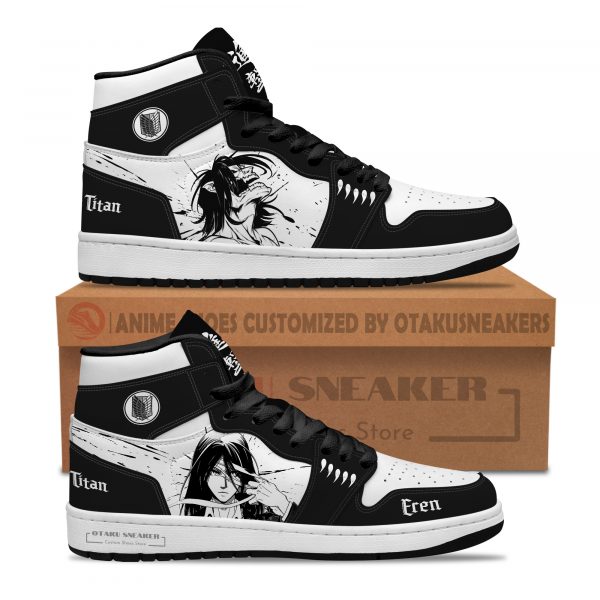 Eren Yeager AoT JD1 Custom Shoes