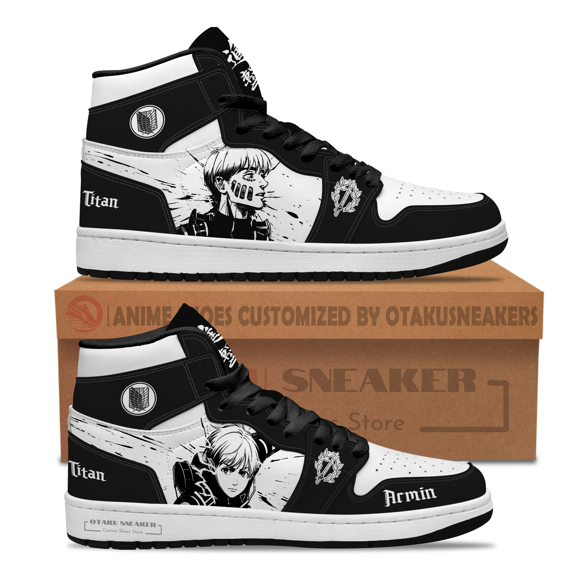 Armin Arlert AoT JD1 Custom Shoe