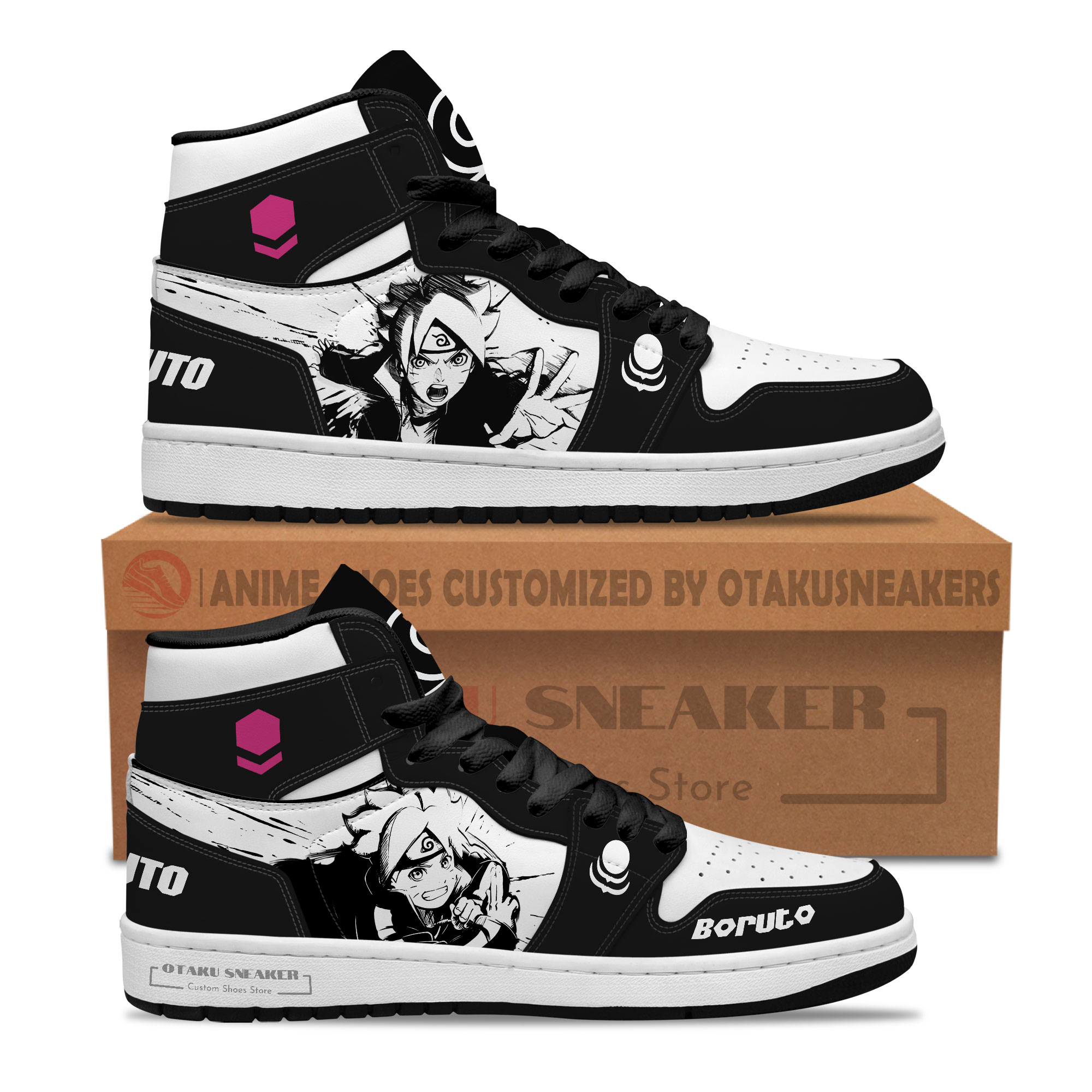 Uzumaki Boruto JD1 Custom Shoes
