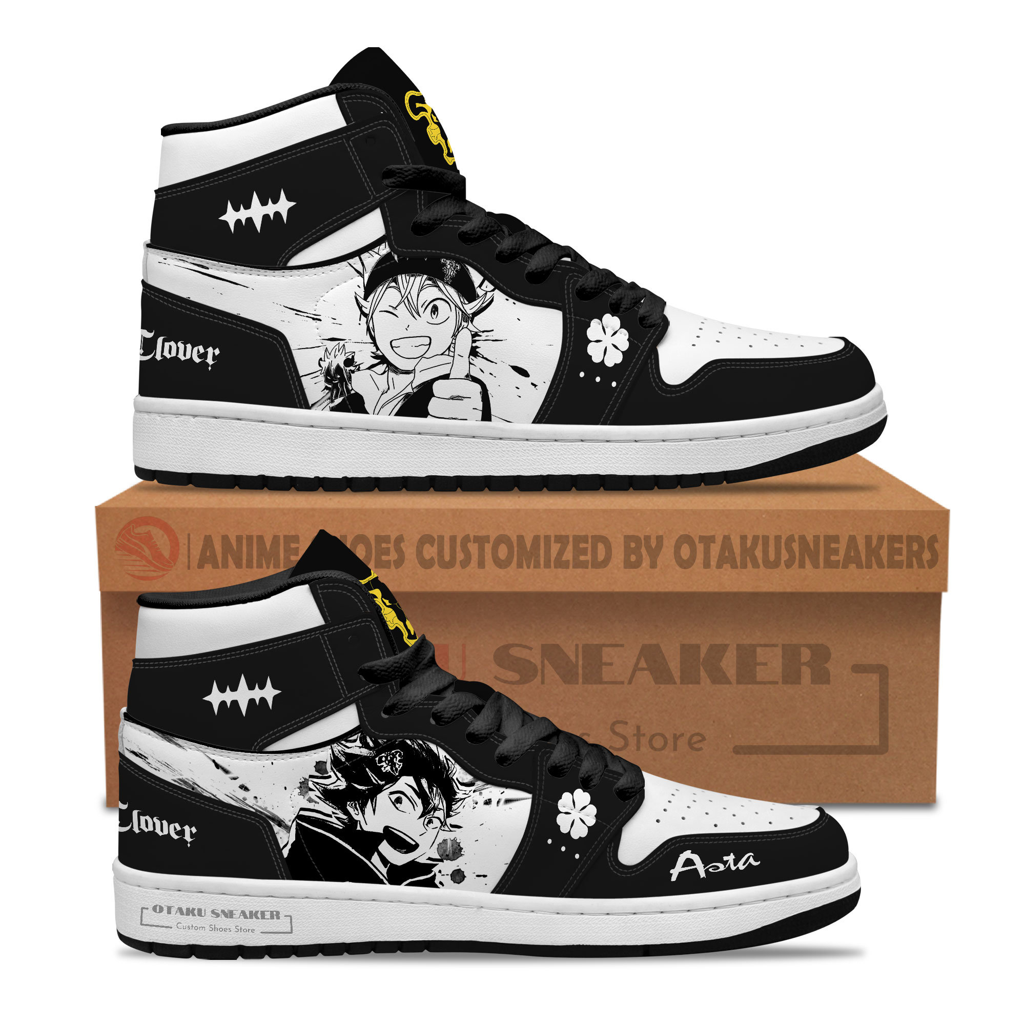 Asta Black Clover JD1 Custom Shoe