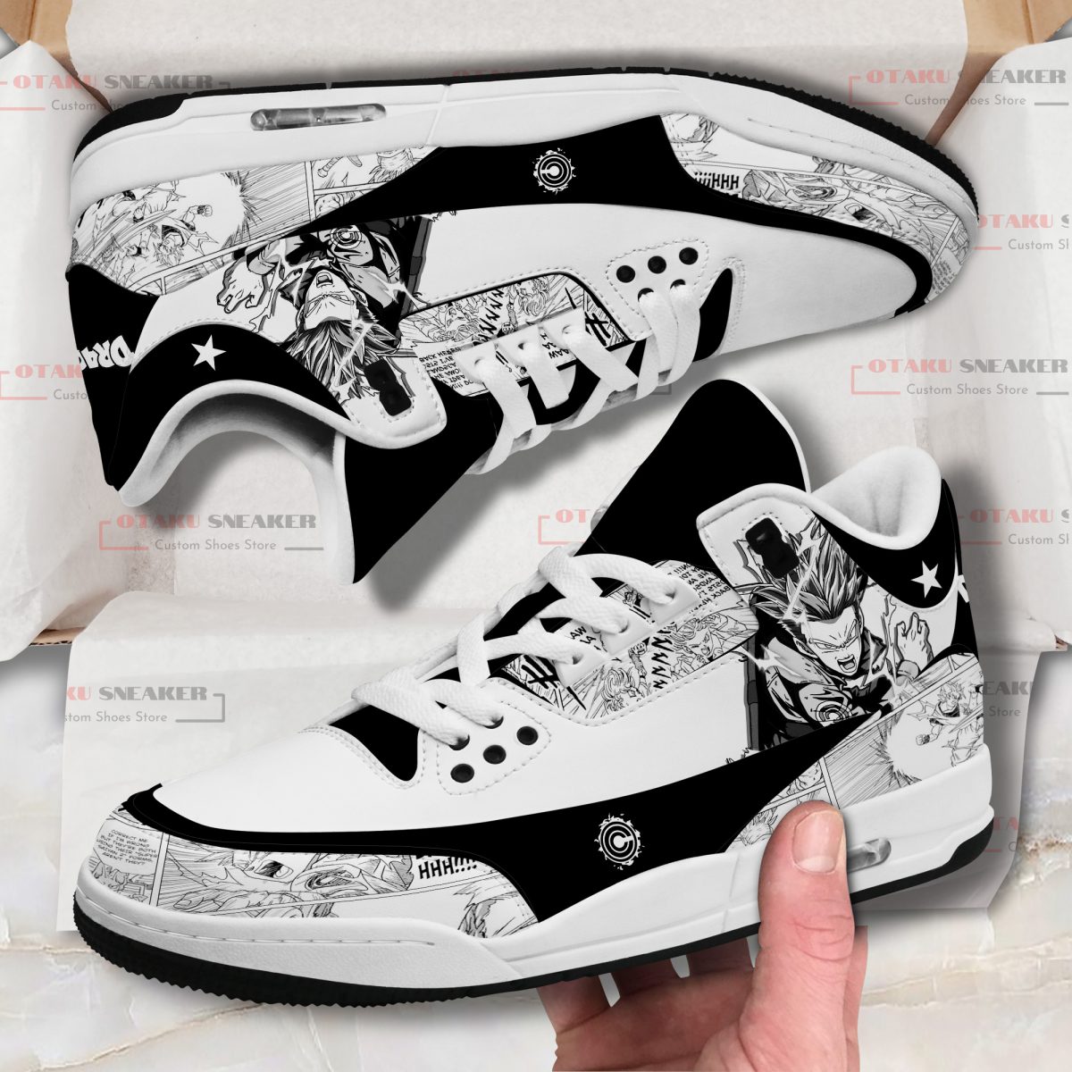 Future Trunks DGB Custom JD3 Shoes
