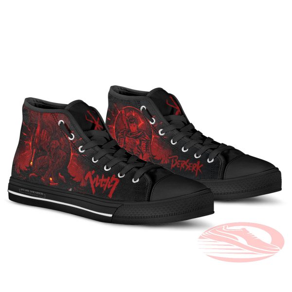 Guts Berserk Custom High Canvas Shoes