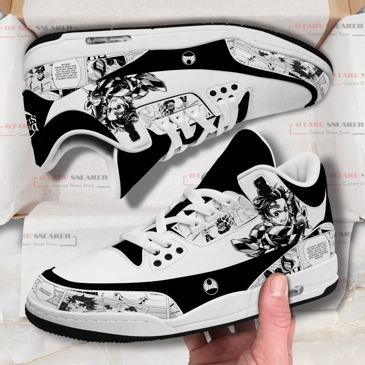 Tanjiro Kamado Custom JD3 Shoes