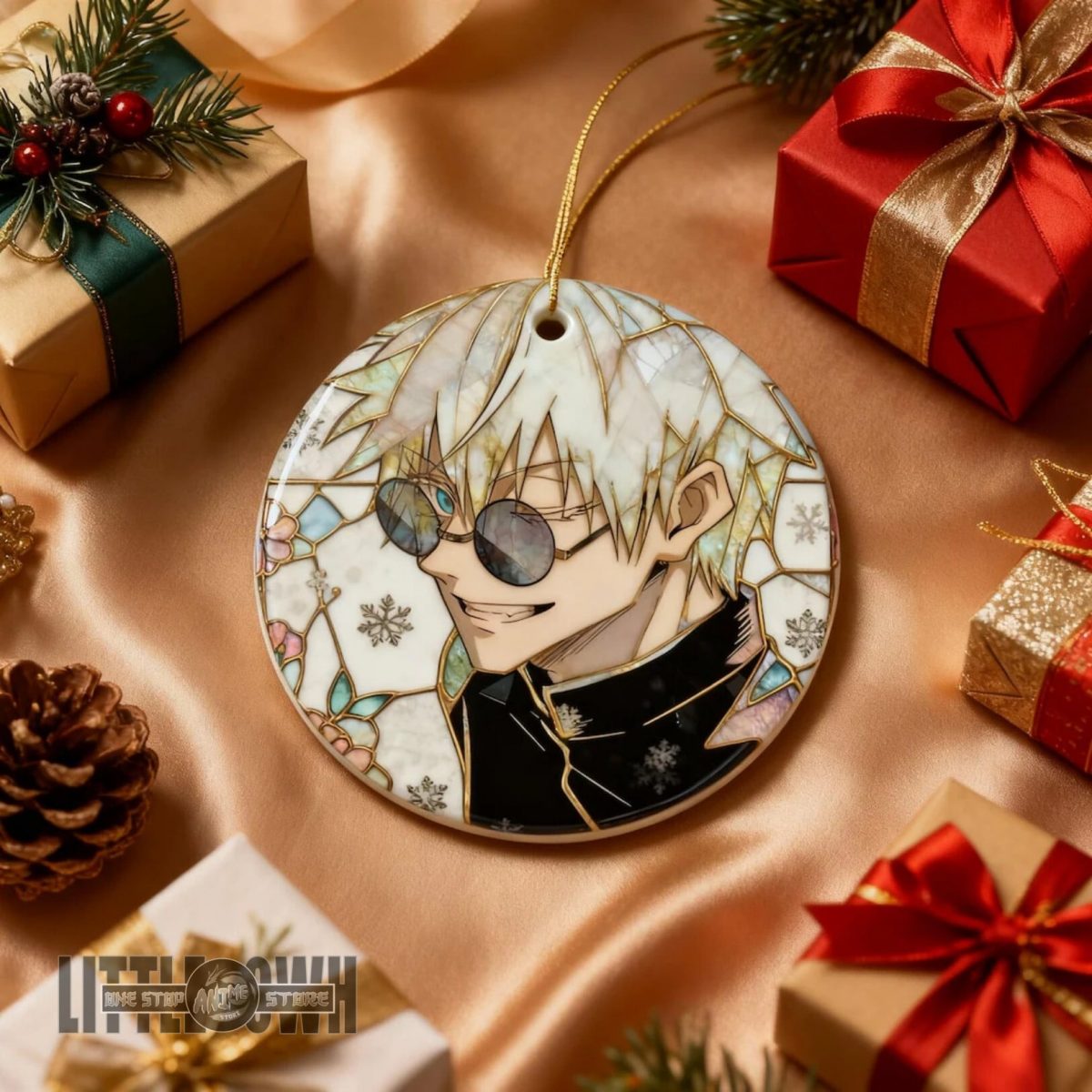 Gojo JJK Christmas Ornament