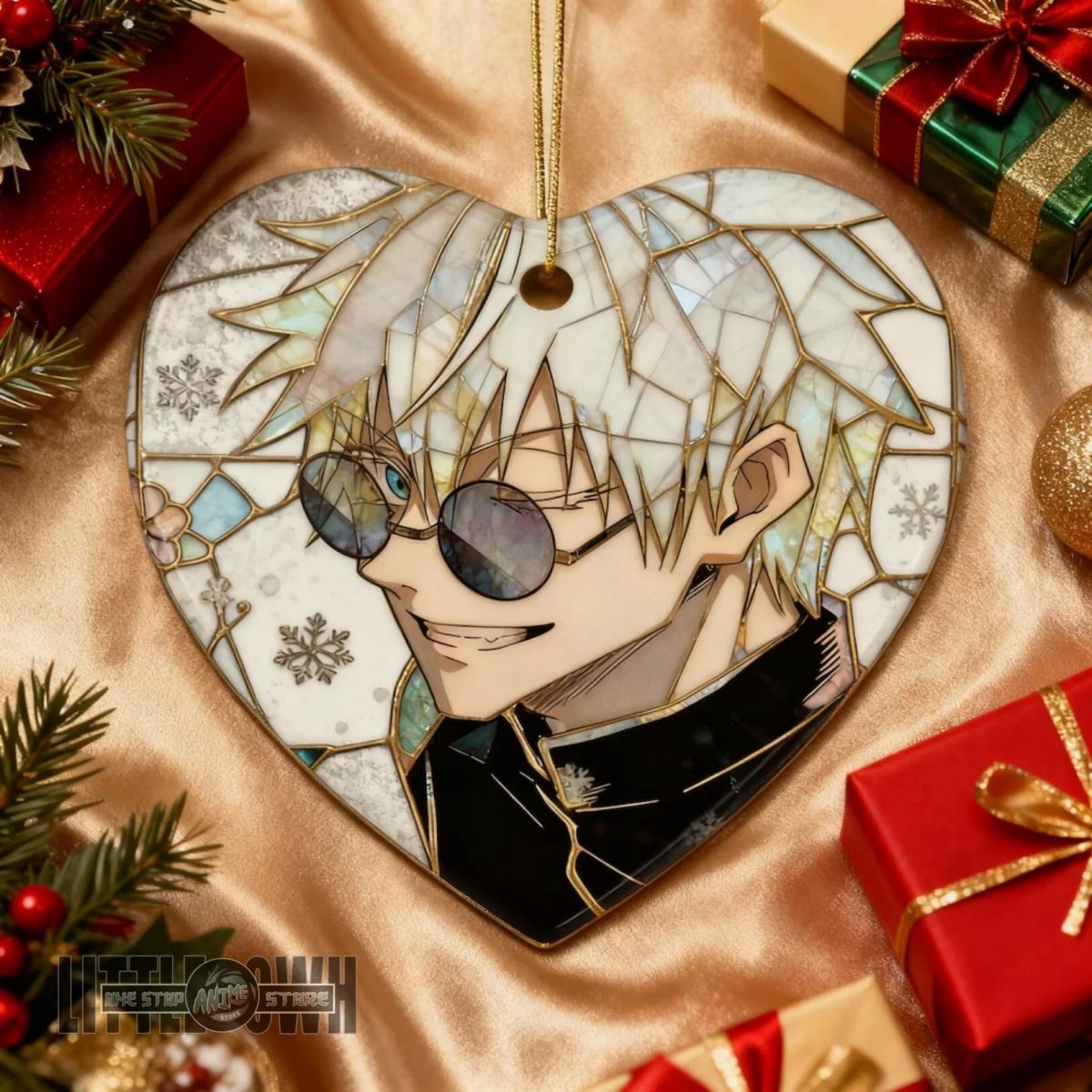 Gojo JJK Christmas Ornament