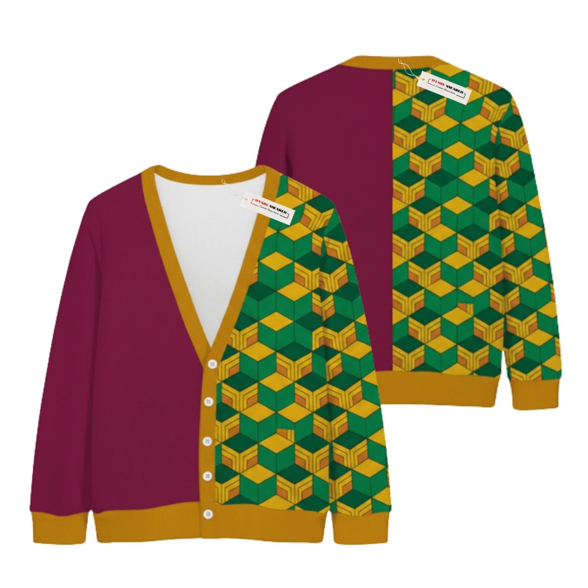 Giyuu Custom Knitted Cardigan – Xmas Edition