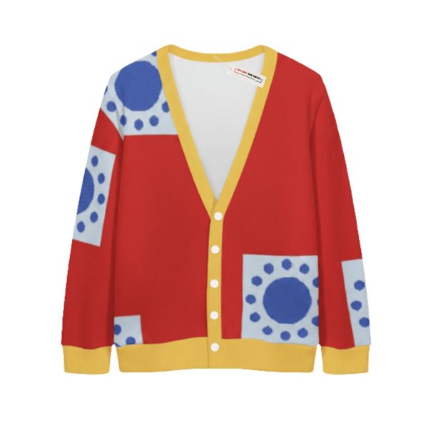 Luffy Owen OP Custom Knitted Cardigan – Xmas Edition
