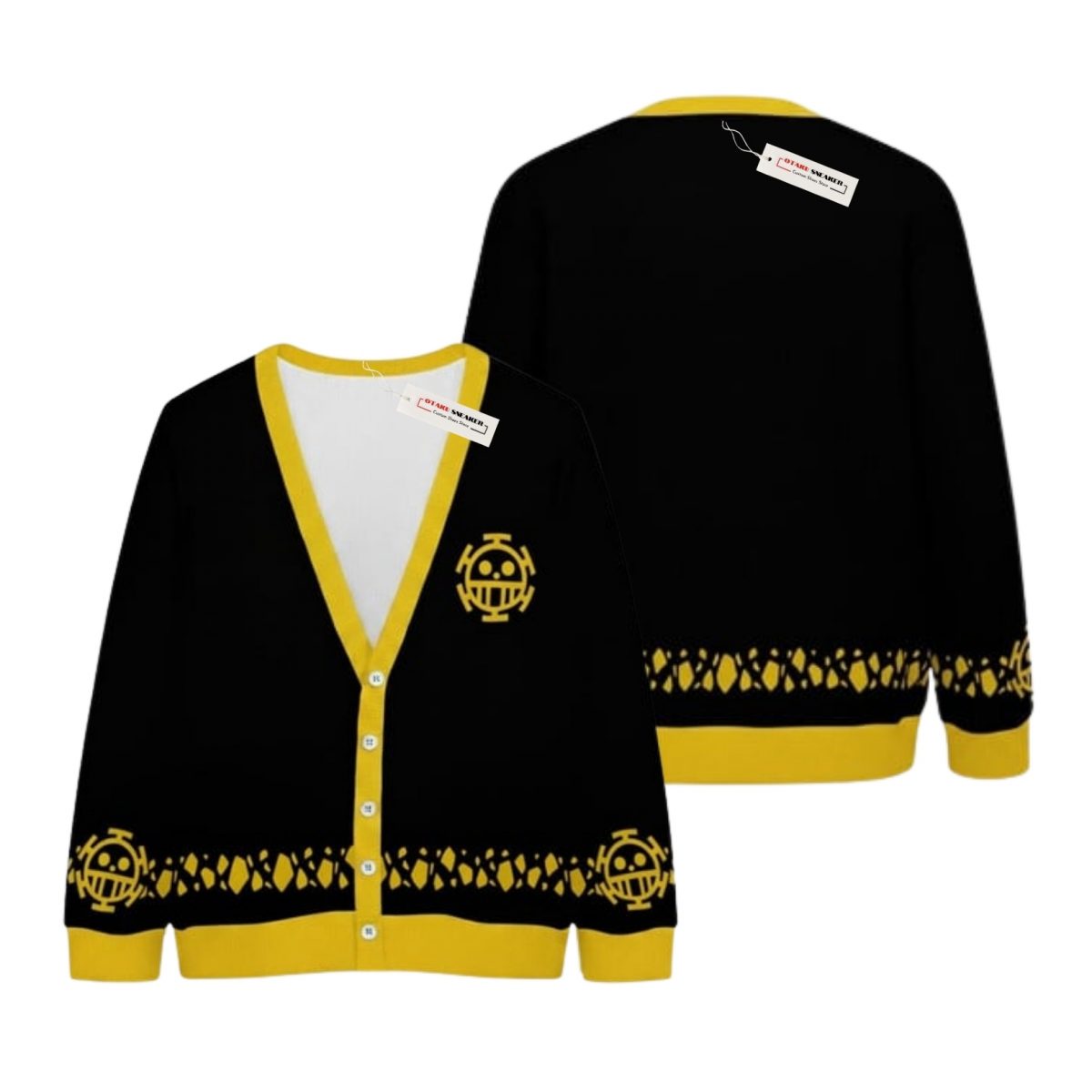 Trafalgar Law OP Custom Knitted Cardigan – Xmas Edition