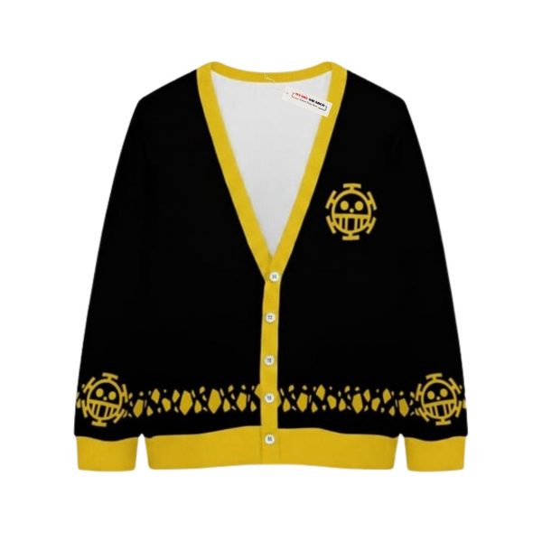 Trafalgar Law OP Custom Knitted Cardigan – Xmas Edition